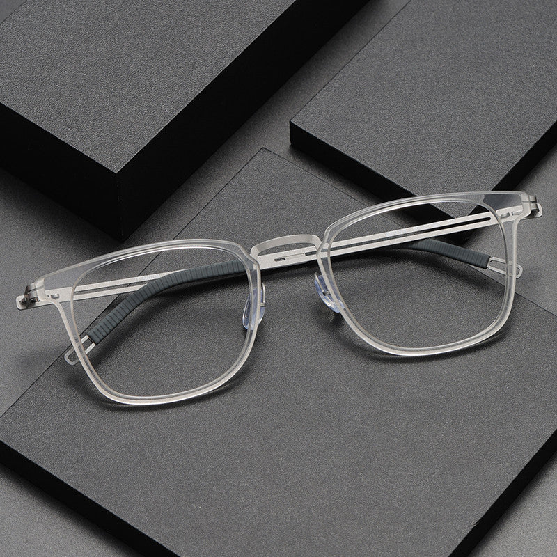 TXOME Salome Titanium Oval Glasses