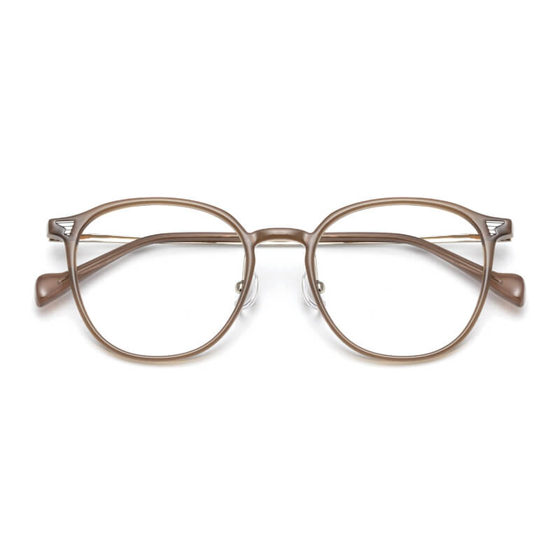 Txome Polly Round Frame Glasses