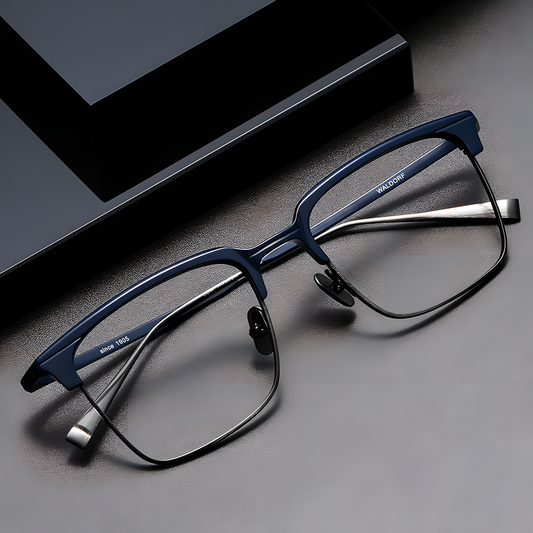 TXOME Jodie Browline Titanium Glasses