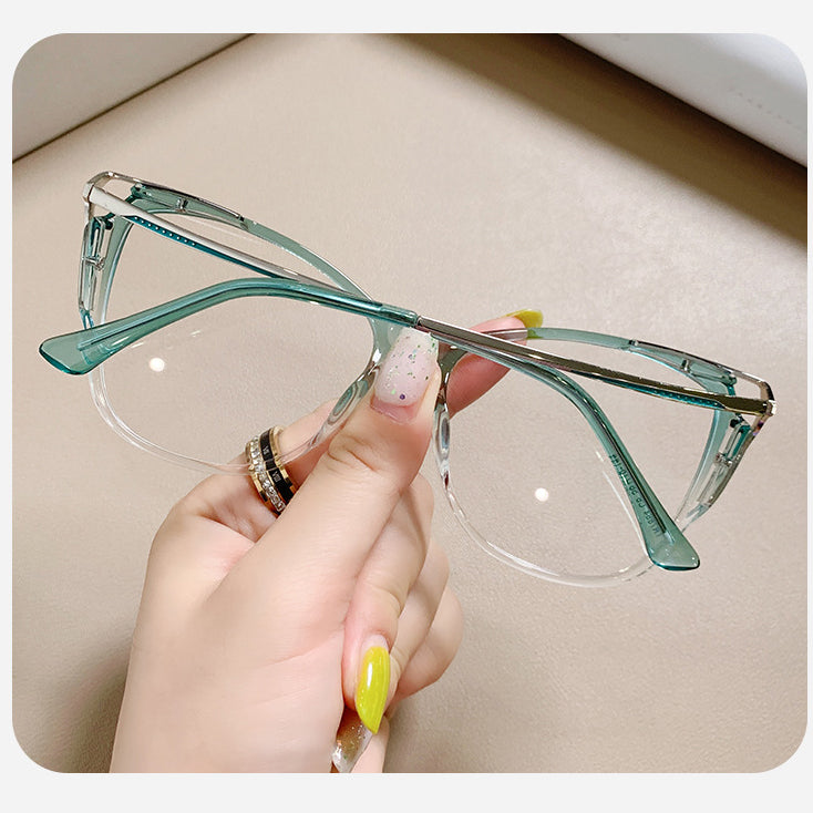 TXOME Spring Clear Frame Glasses