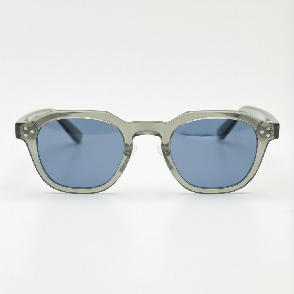 April Blue Tinted Lens Sunglasses Front View