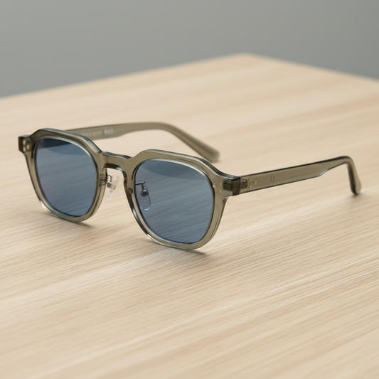 April Blue Tinted Lens Sunglasses Lifestyle Shot