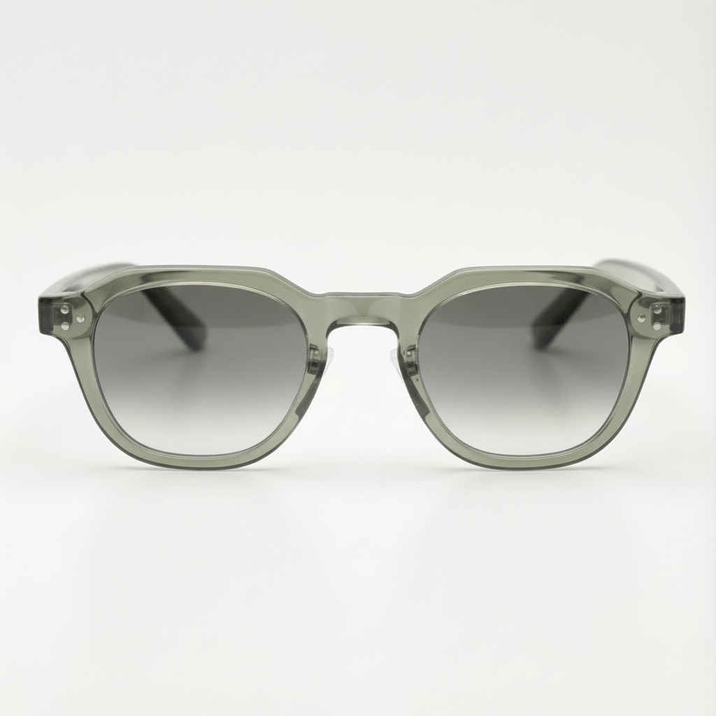 April Grey Gradient Lens Sunglasses Front View
