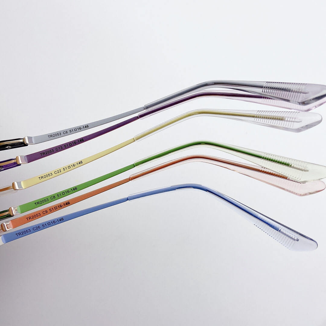 Txome Pacific Polygon Clear Frame Glasses