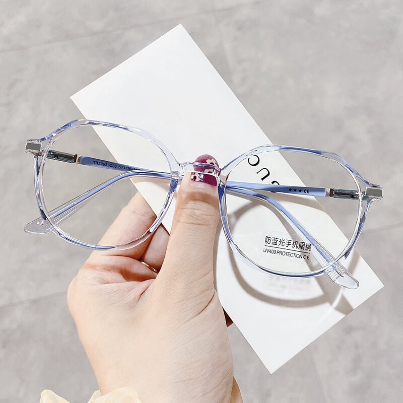 Txome Pacific Polygon Clear Frame Glasses