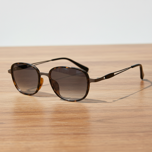 Dale Grey Gradient Lens Sunglasses Lifestyle Shot