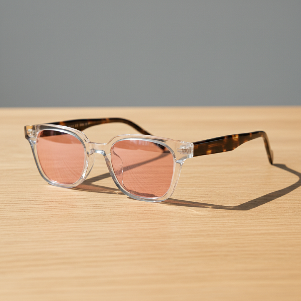 Dana Pink Tinted Lens Sunglasses Lifestyle Shot