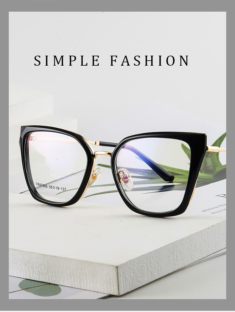 TXOME Blue Light Cat Eye Glasses
