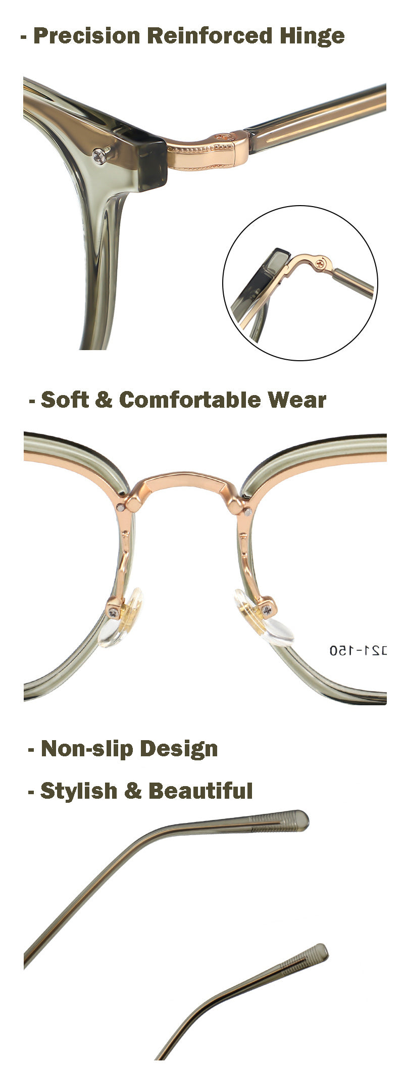 Txome Candy Irregular Frame Glasses