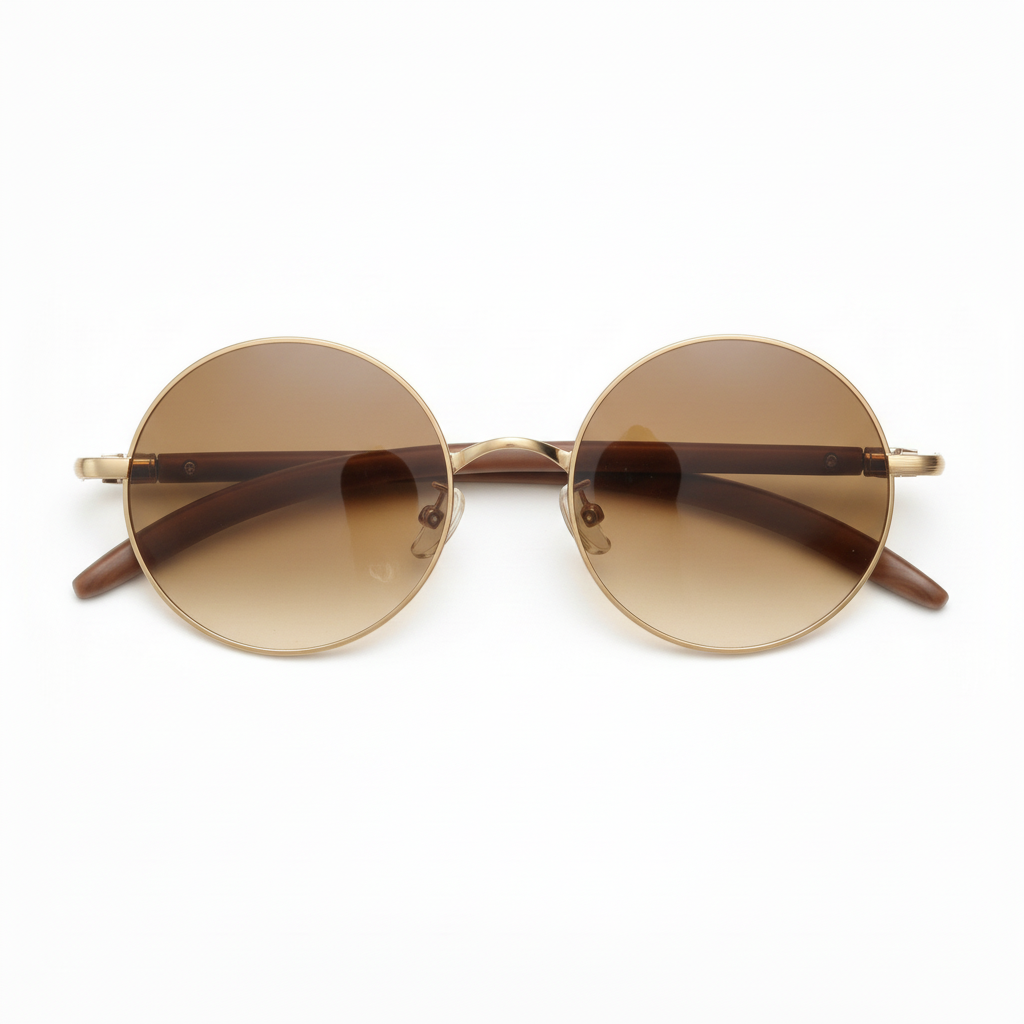 Jo Brown Gradient Lens Sunglasses Front View