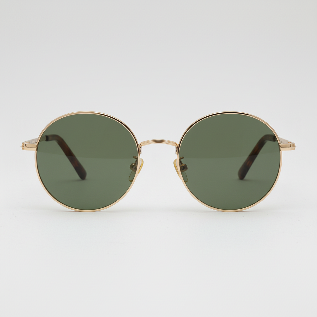 Jo Green Tinted Lens Sunglasses Front View