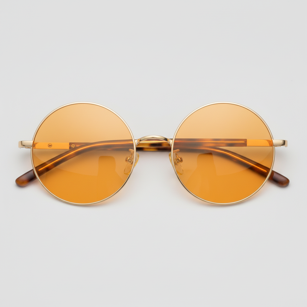 Jo Orange Tinted Lens Sunglasses Front View
