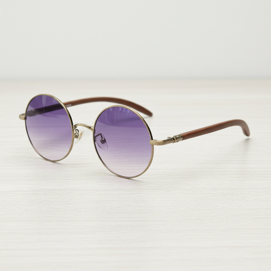 Jo Purple Gradient Lens Sunglasses Lifestyle Shot