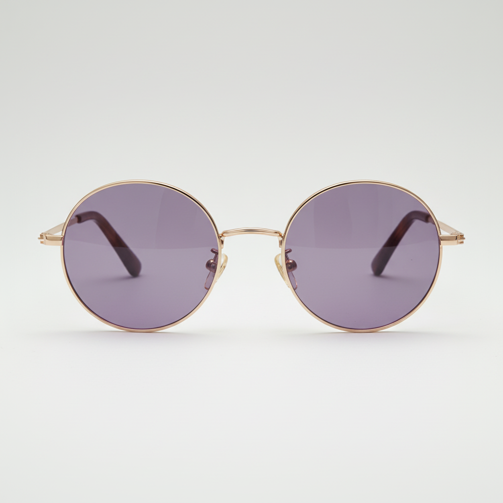 Jo Purple Tinted Lens Sunglasses Front View