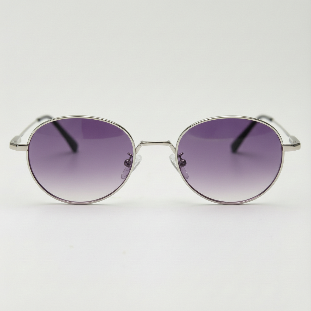 June Purple Gradient Lens Sunglasses Front View