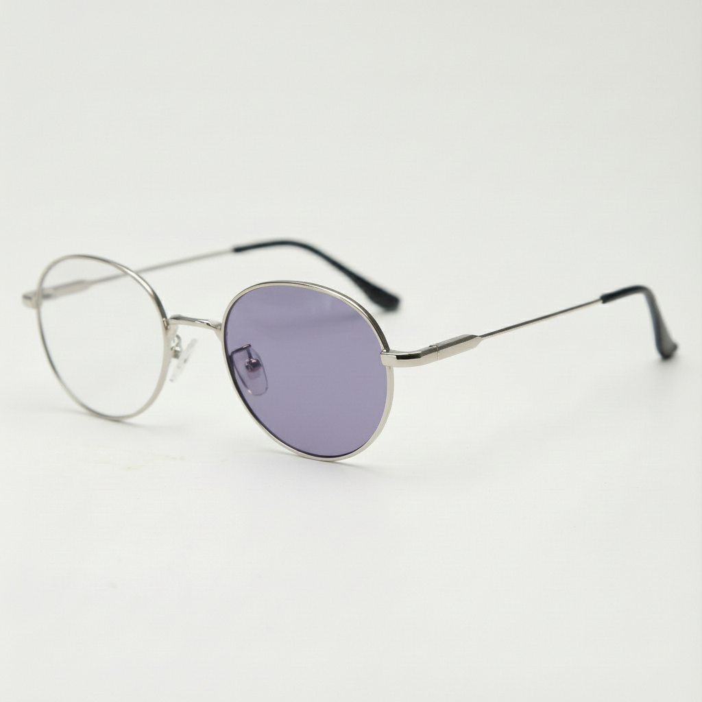 June Purple Photochromic Lens Glasses Side View