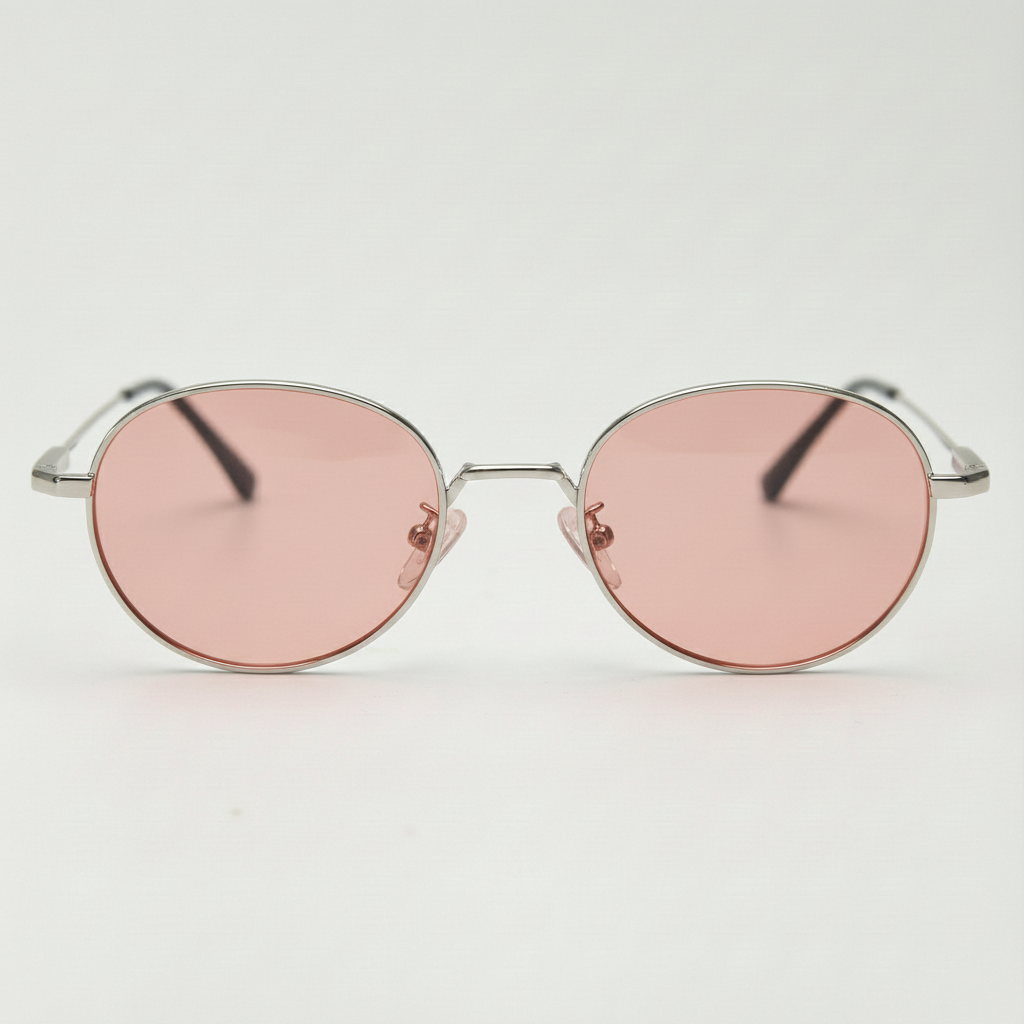 June Rose Tinted Lens Sunglasses Front View