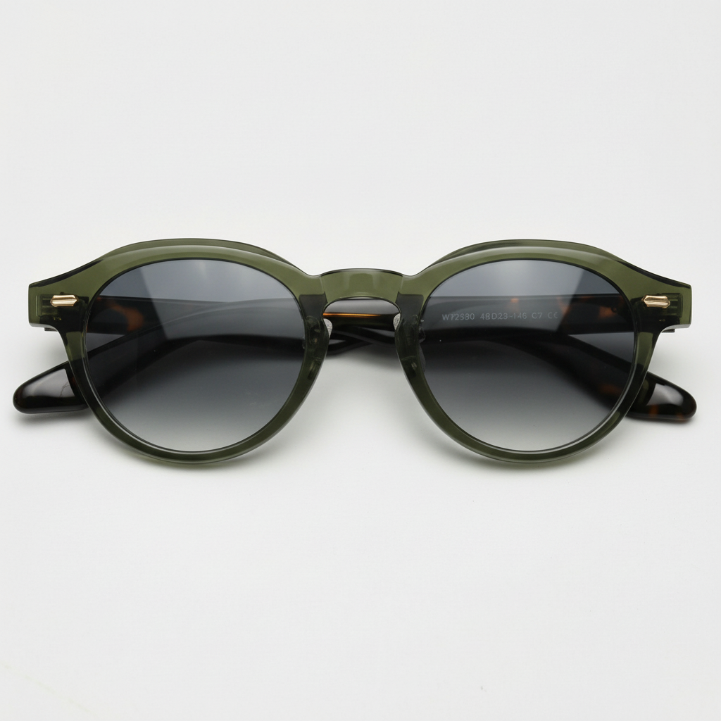 Lena Grey Gradient Lens Sunglasses Front View