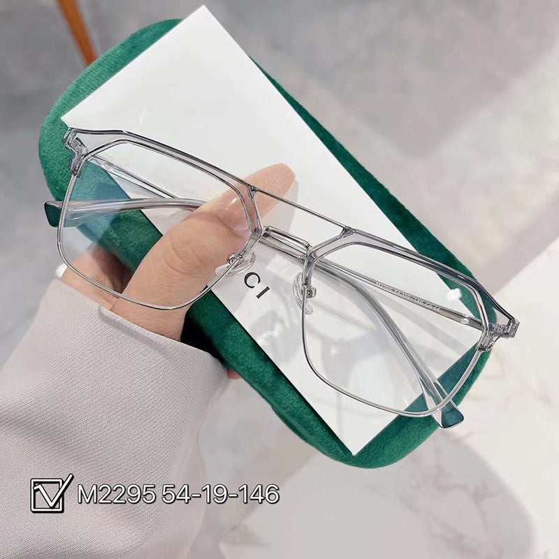 TXOME Vintage Flat Frame Glasses -TXOME