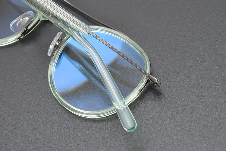 TXOME Halcyon Titanium Clear Glasses -TXOME