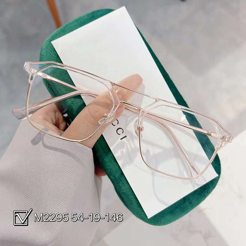 TXOME Vintage Flat Frame Glasses -TXOME