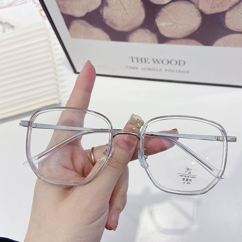 Txome Sandy Transparent Frame Glasses -TXOME