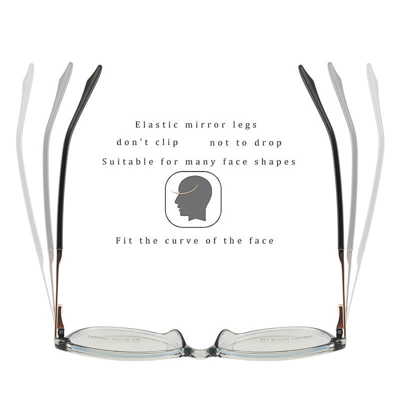 TXOME Luca Cat Eye Clear Glasses -TXOME