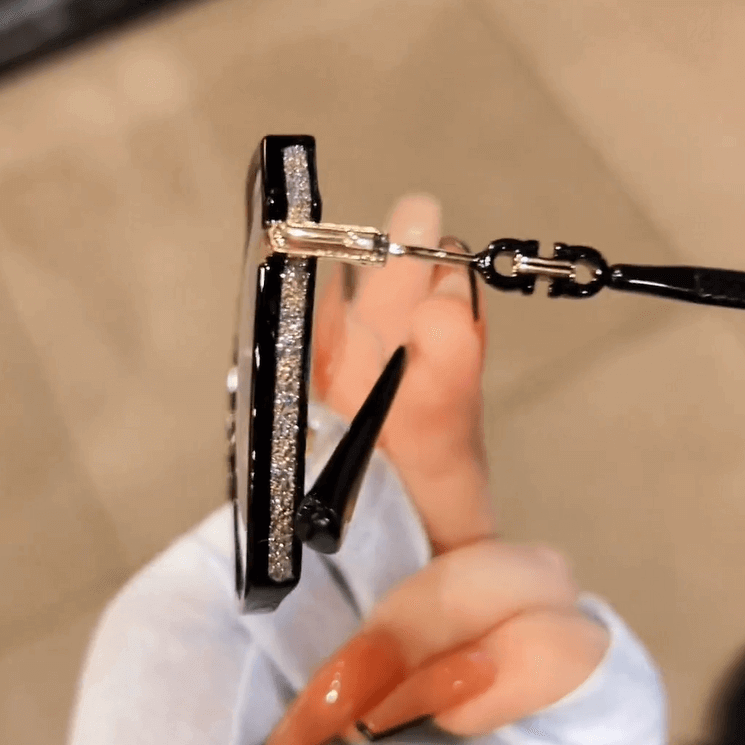 Lora Square Big Frame Glasses-TXOME