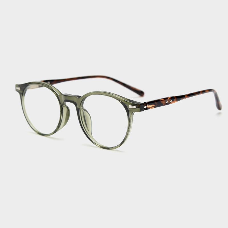 TXOME Bertha Tortoise Shell Round Glasses