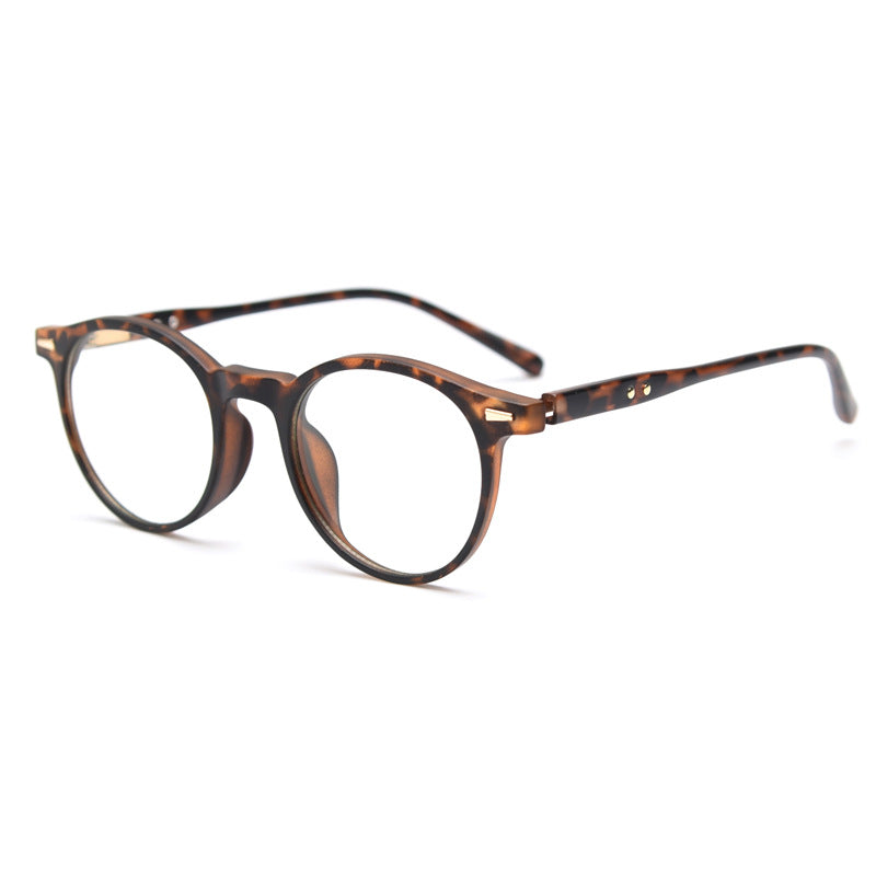 TXOME Bertha Tortoise Shell Round Glasses