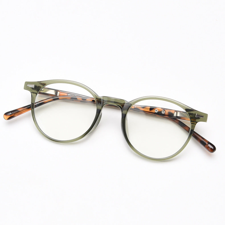 TXOME Bertha Tortoise Shell Round Glasses