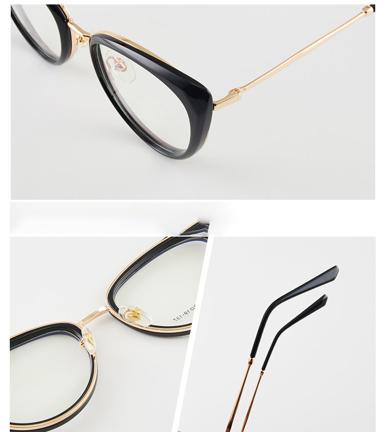 TXOME Chaya Cat Eye Black Frame Glasses