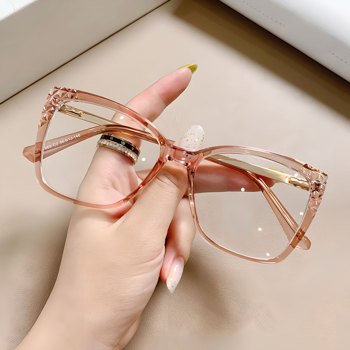 TXOME Mary Oval Glasses