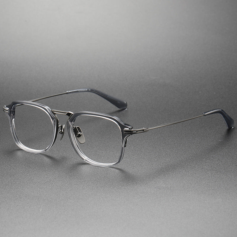 TXOME Tobey Titanium Vintage  Square Glasses