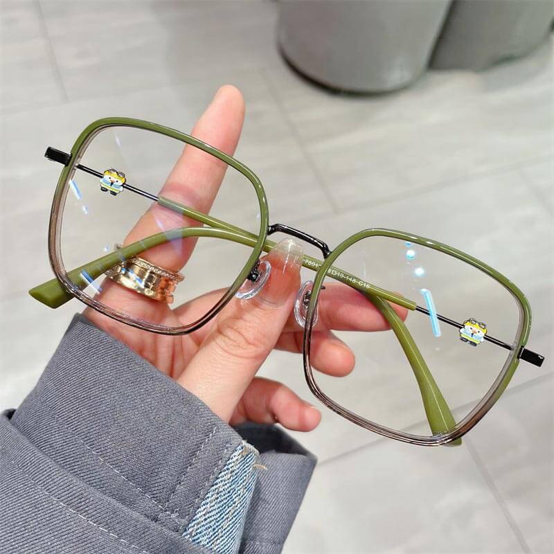 TXOME Joy Cartoon Big Frame Glasses