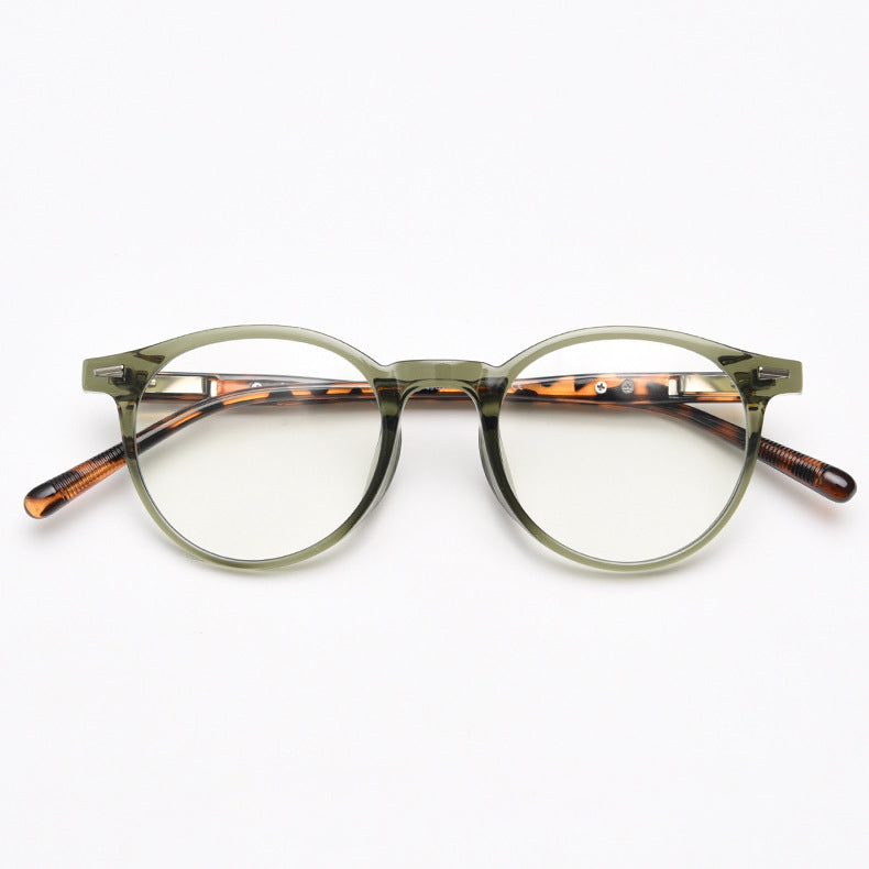 TXOME Bertha Tortoise Shell Round Glasses