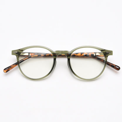 TXOME Bertha Tortoise Shell Round Glasses