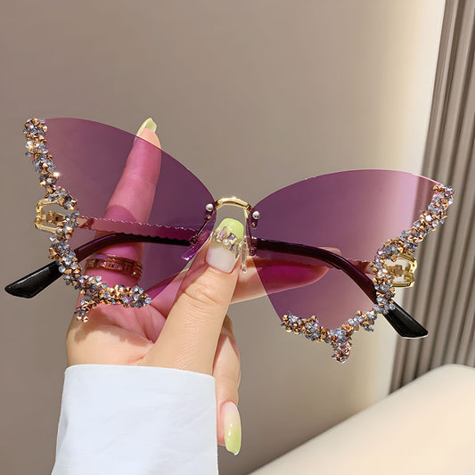 TXOME Myra Bling Butterfly Glasses