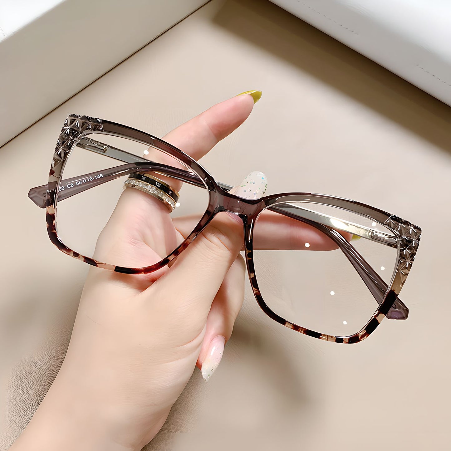 TXOME Mary Oval Glasses