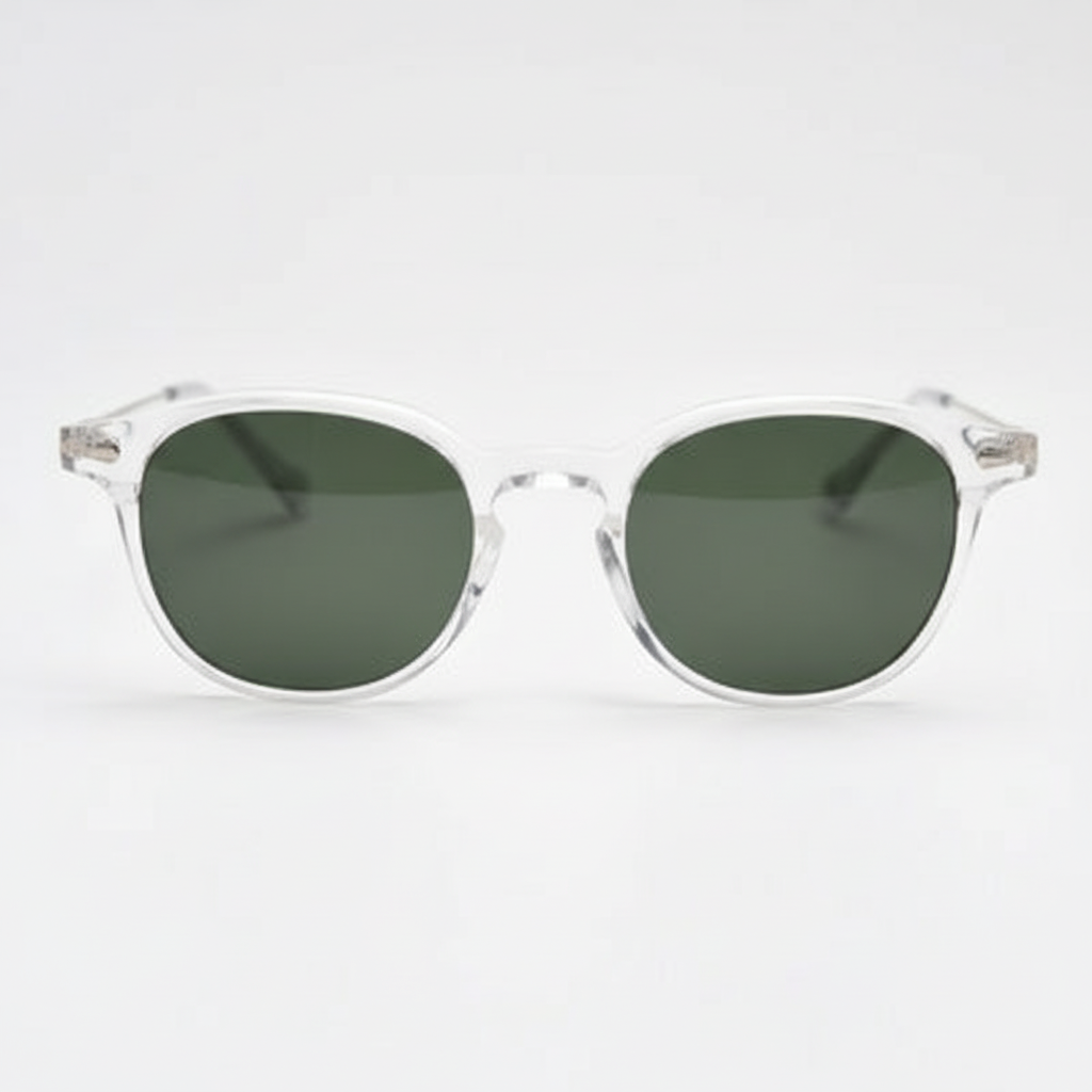 Lora Green Tinted Lens Sunglasses Front View
