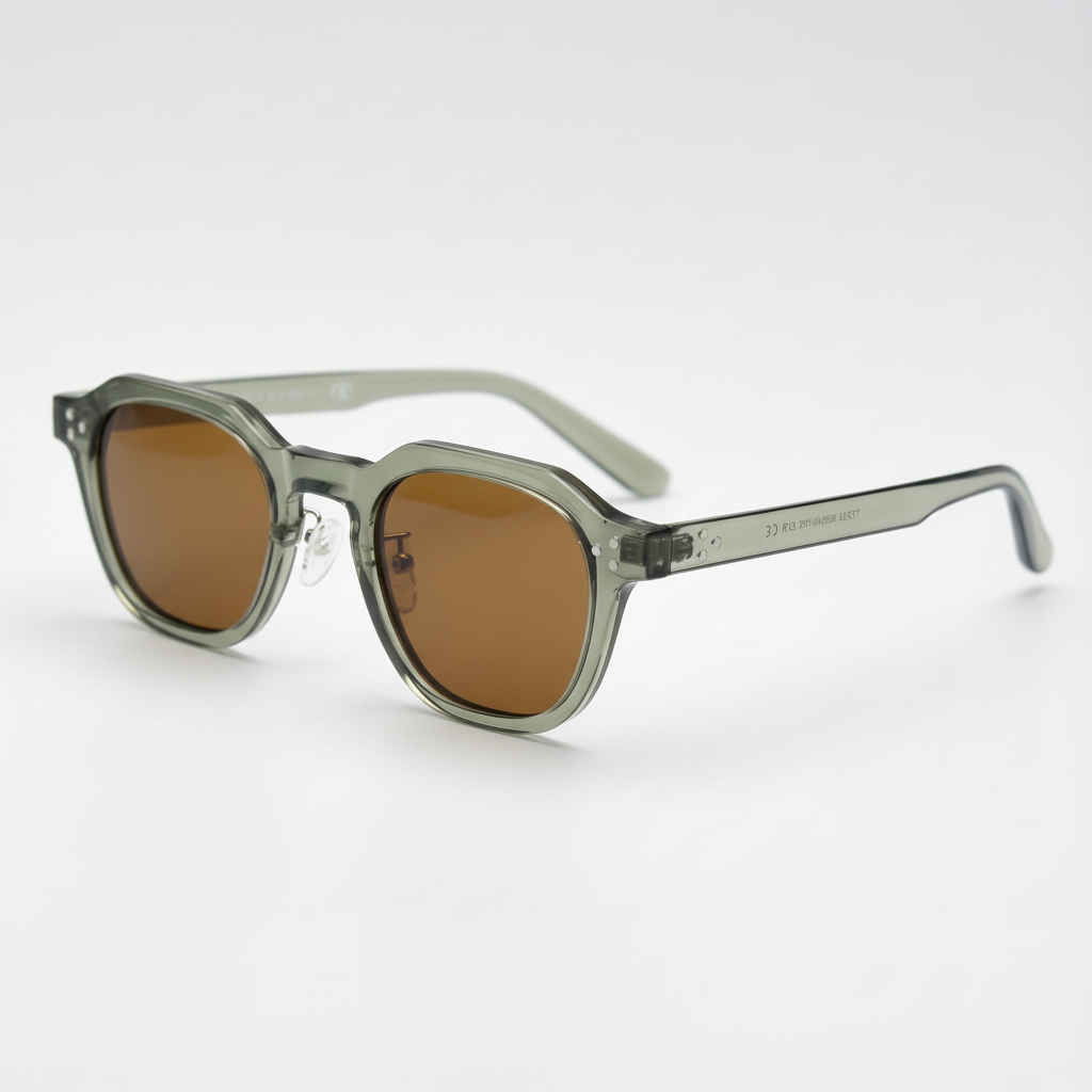 April Brown Tinted Lens Sunglasses Side View