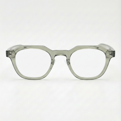 April Clear Clear Lens Glasses Front View