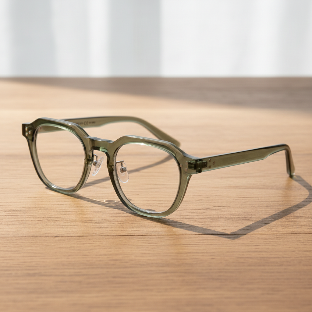 April Clear Clear Lens Glasses Lifestyle Shot