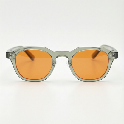 April Orange Tinted Lens Sunglasses Front View