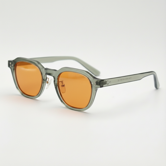 April Orange Tinted Lens Sunglasses Side View