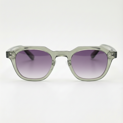 April Purple Gradient Lens Sunglasses Front View