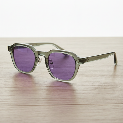 April Purple Tinted Lens Sunglasses Lifestyle Shot