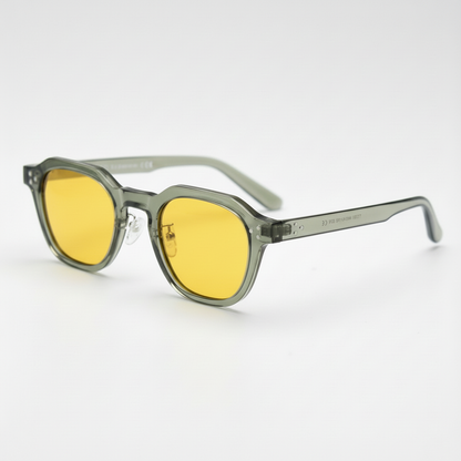 April Yellow Tinted Lens Sunglasses Side View