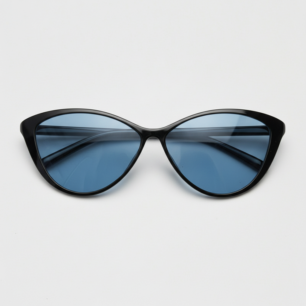 Carol Blue Tinted Lens Sunglasses Front View