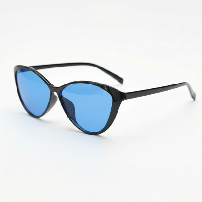 Carol Blue Tinted Lens Sunglasses Side View